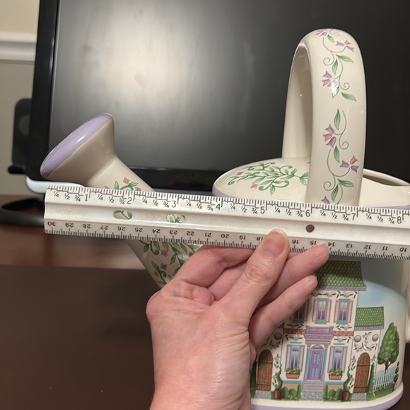 Lenox Village Watering Can Porcelain Vintage c1999 RARE Collectible - Picture 15 of 16